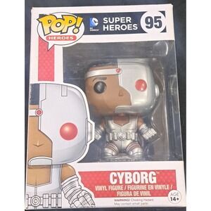 Funko Pop Heroes DC Comics Cyborg #95 Vaulted Vinyl Figure Collectible NEW